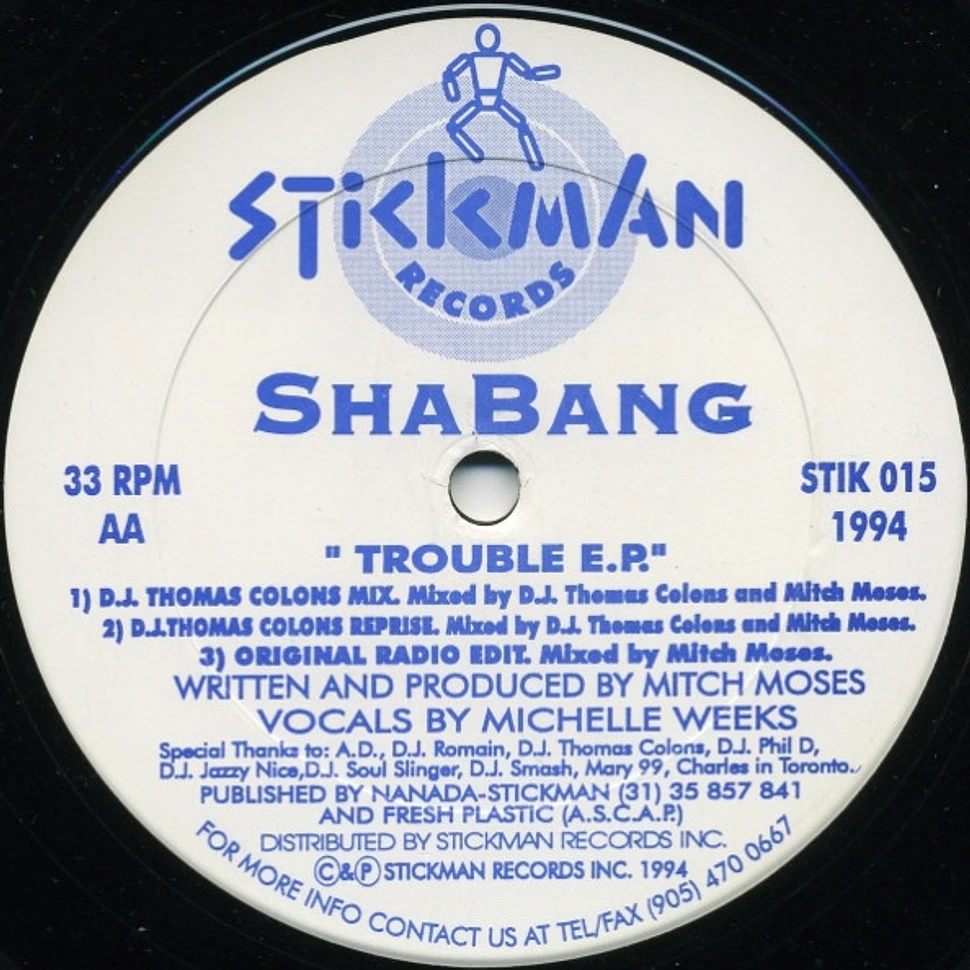 Shabang - Trouble E.P.