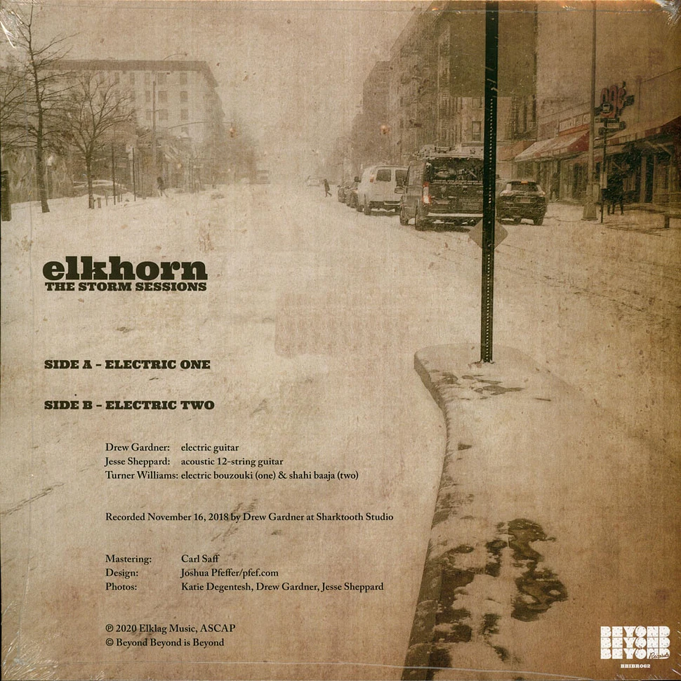 Elkhorn - The Storm Sessions Black Vinyl Edition