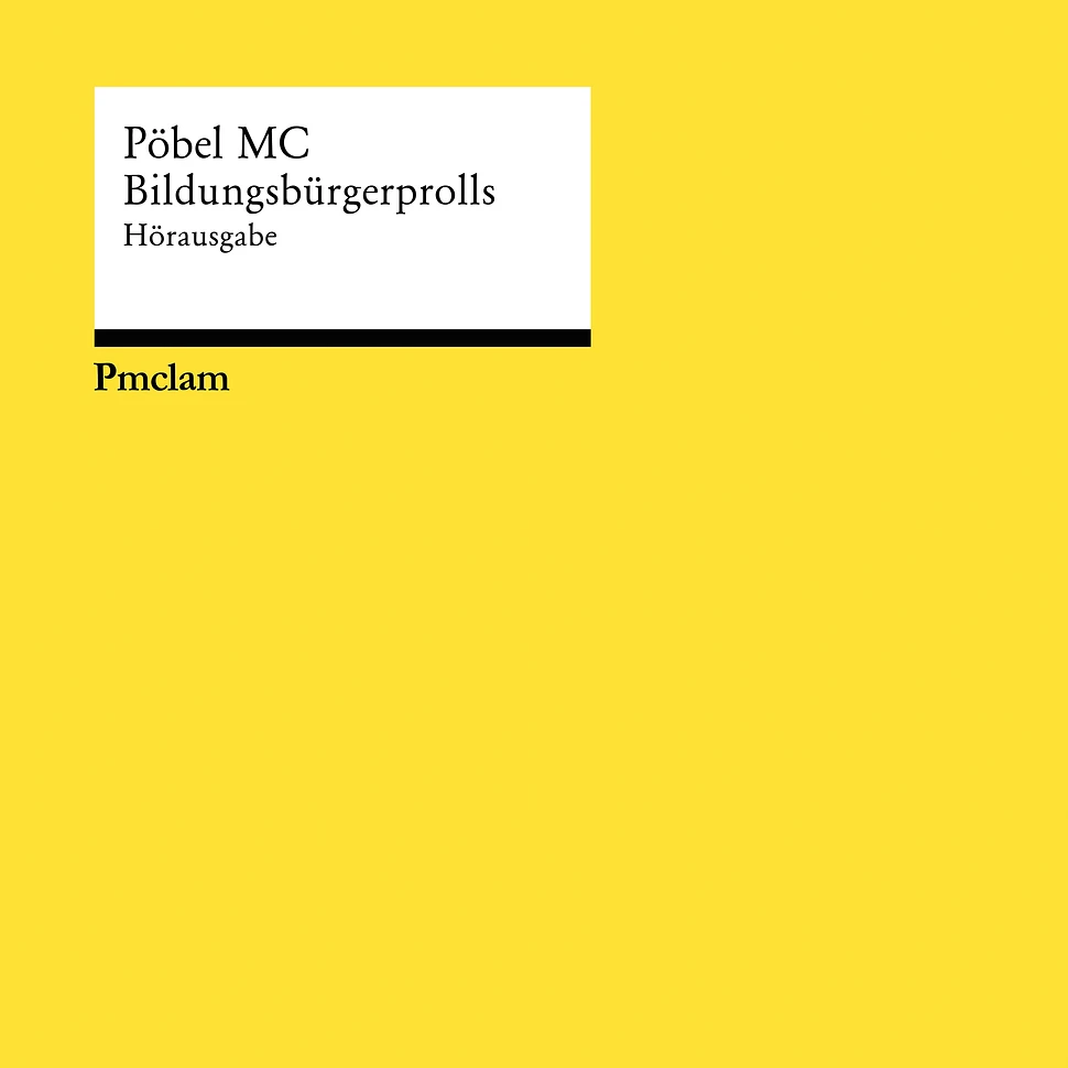 Pöbel MC - Bildungsbürgerprolls + Pöbel Sports EP HHV Exclusive Colored Edition