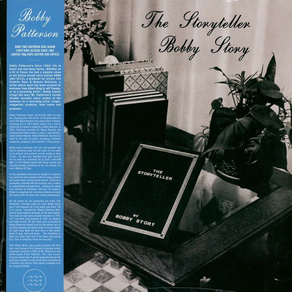 Bobby Patterson - The Storyteller Black Vinyl Edition