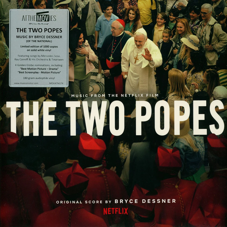 Bryce Dessner Of The National - OST The Two Popes Colored Vinyl Edition