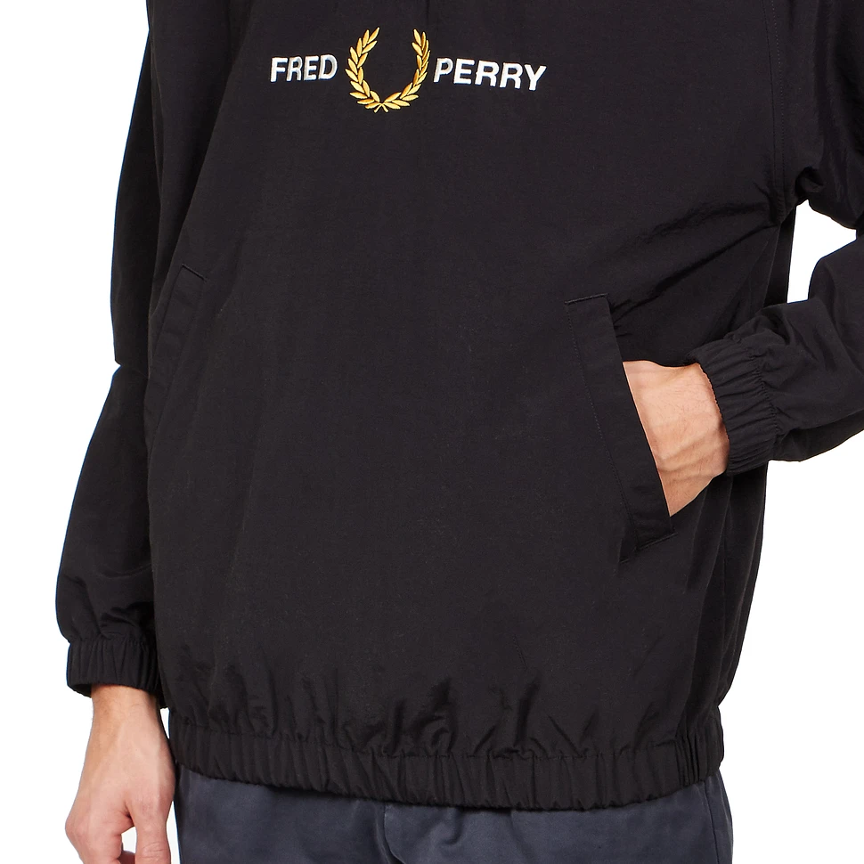 Fred Perry - Embroidered Half Zip Jacket