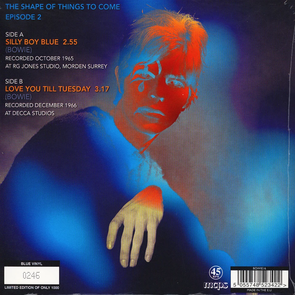 David Bowie - Silly Boy Blue Blue Vinyl Edition