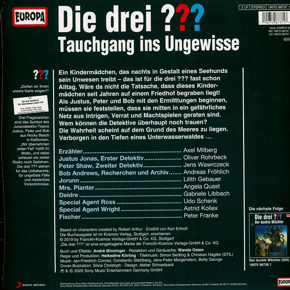 Die Drei ??? - 203 / Tauchgang Ins Ungewisse