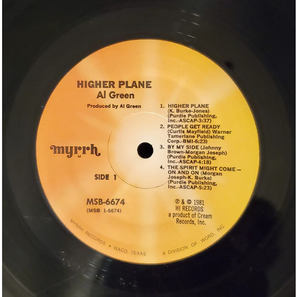 Al Green - Higher Plane