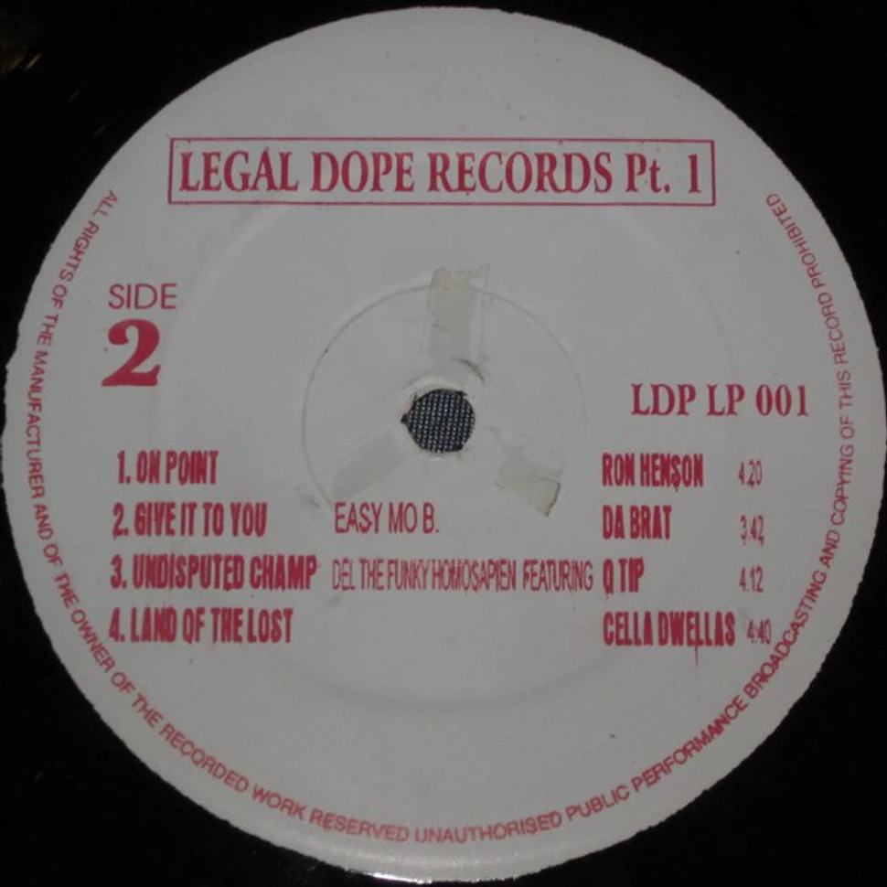 V.A. - Legal Dope Records Pt. 1