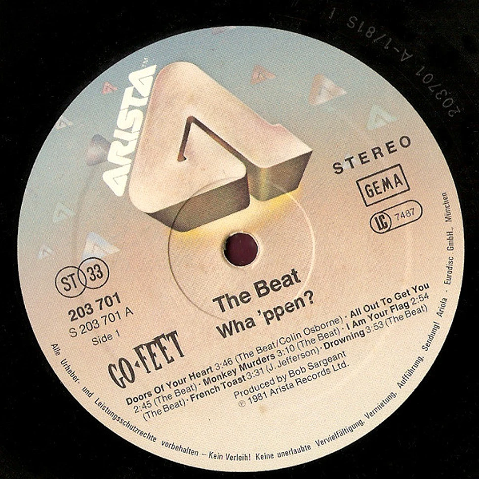 The Beat - Wha'ppen?