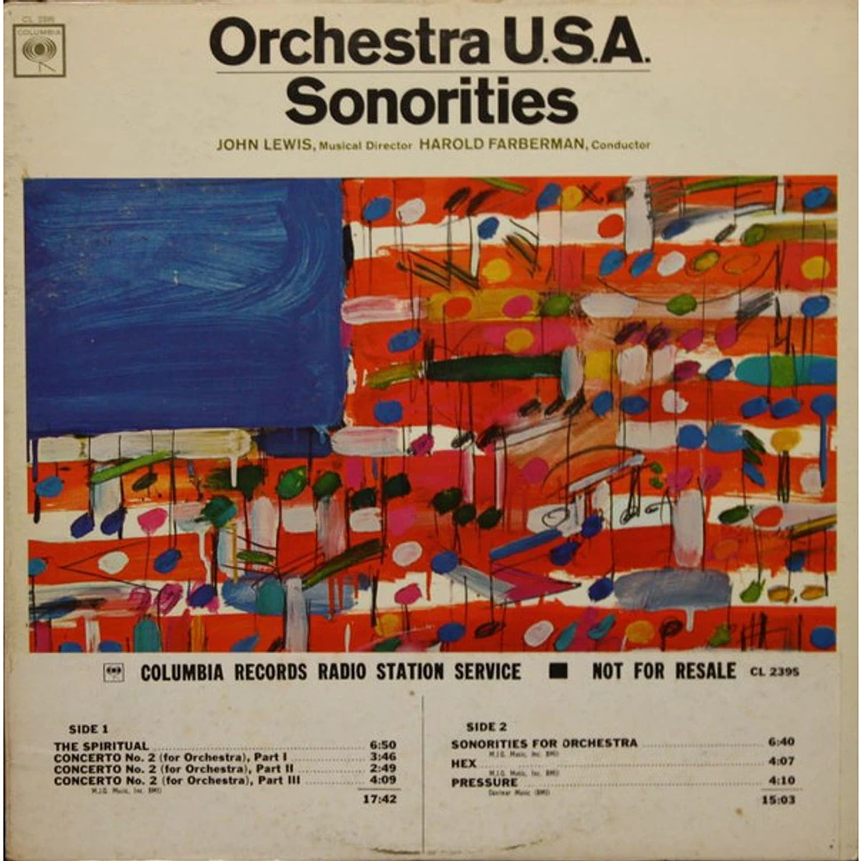 Orchestra U.S.A. - Sonorities