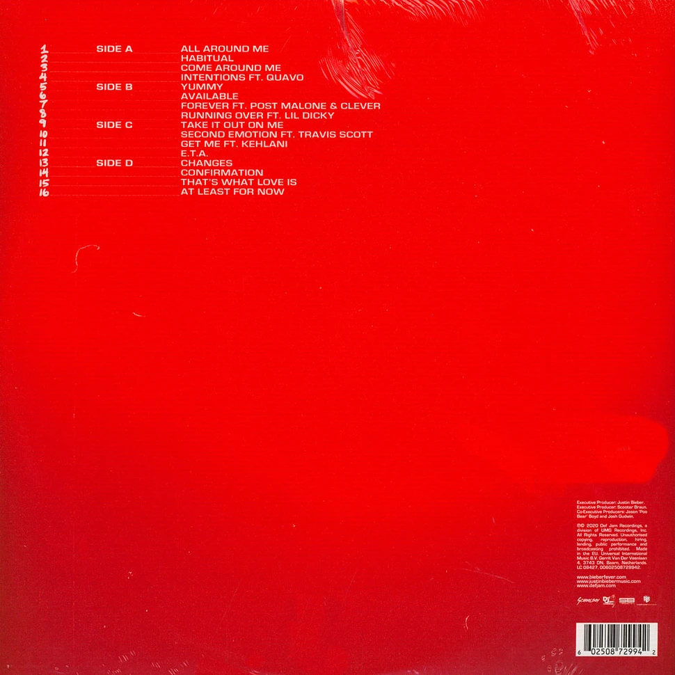 Justin Bieber - Changes Limited Red Vinyl Edition