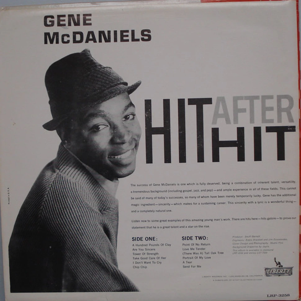 Eugene McDaniels - Hit After Hit