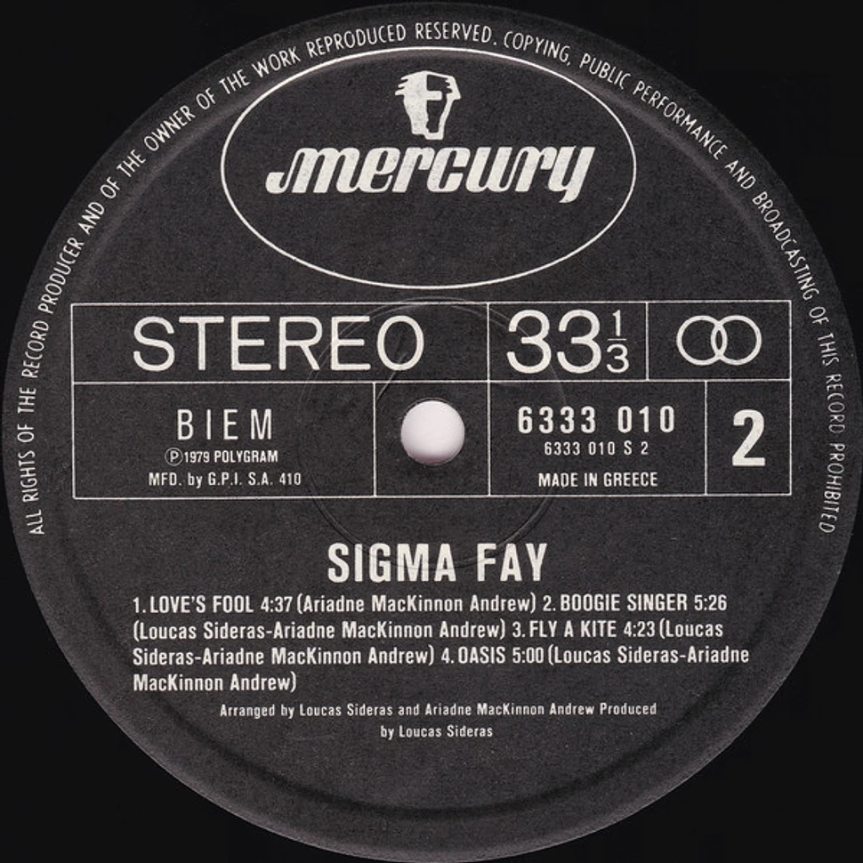 Sigma Fay - Love's Fool