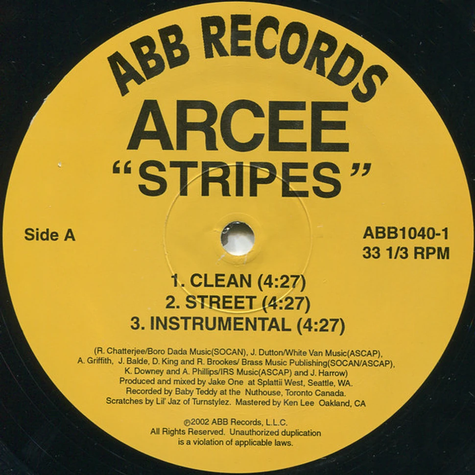 Arcee - Stripes / Prime Time