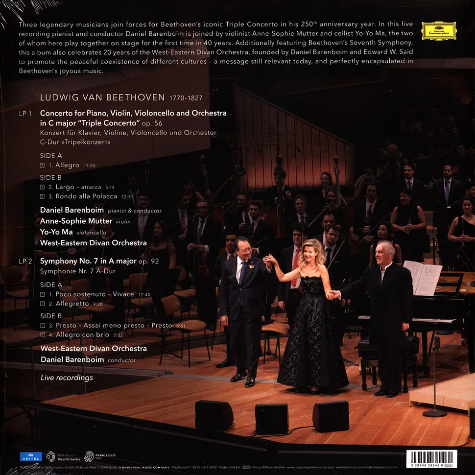 Anne-Sophie Mutter & Daniel Barenboim & Yo-Yo Ma - Beethoven: Triple Concerto & Sinfonie 7