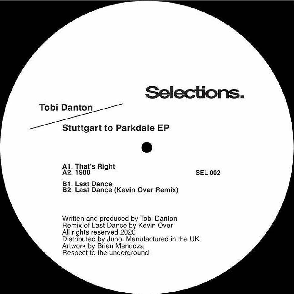 Tobi Danton - Stuttgart To Parkdale EP
