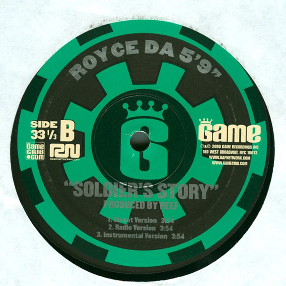 Royce Da 5'9" - Boom / Soldier's Story