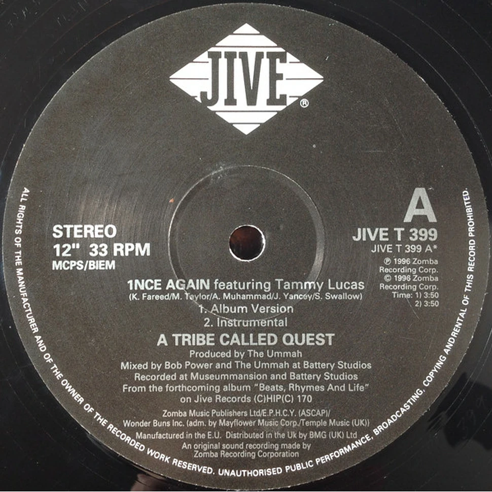 A Tribe Called Quest - 1nce Again