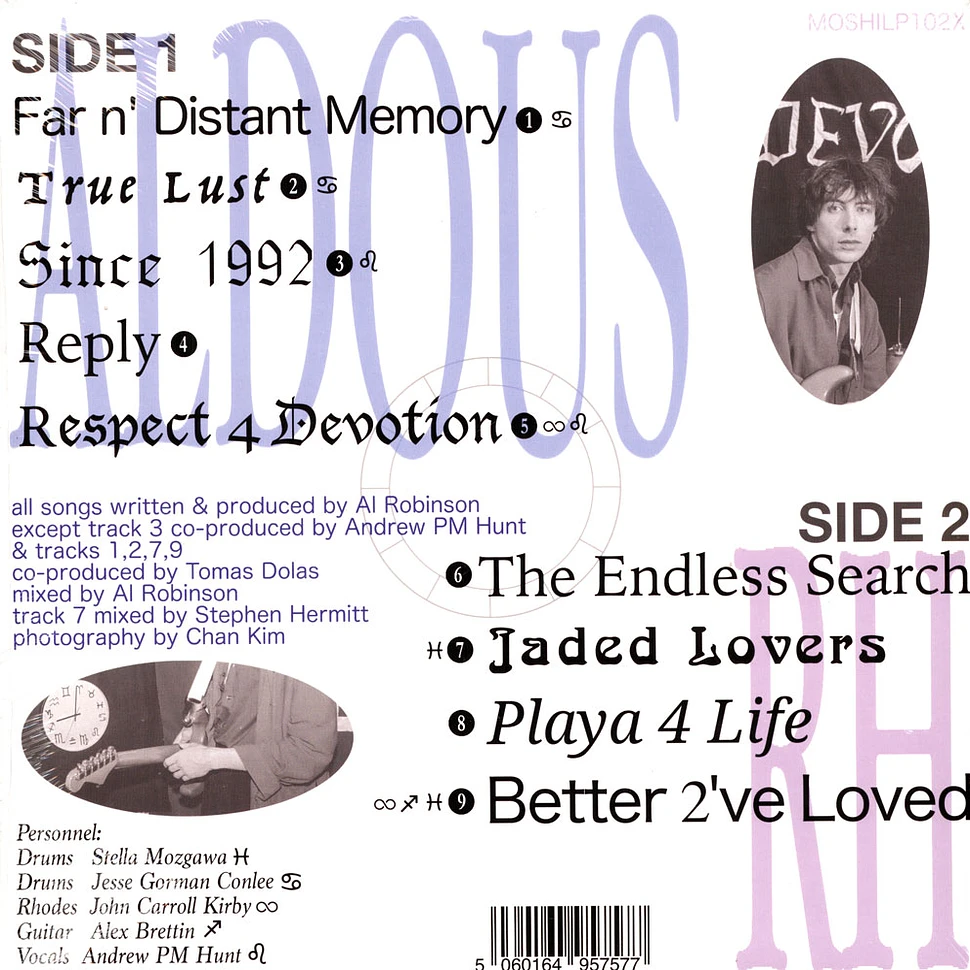 Aldous RH - Respect 4 Devotion Azure Blue Vinyl Edition