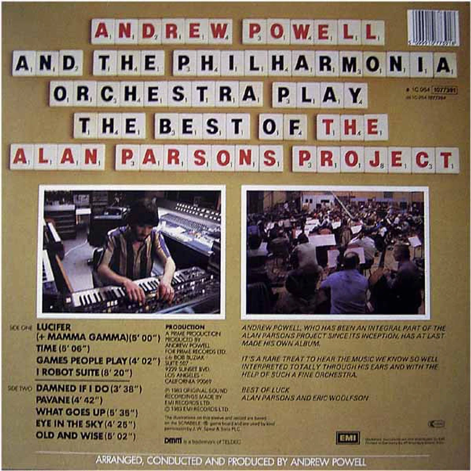 Andrew Powell And Philharmonia Orchestra - Play The Best Of The Alan Parsons Project