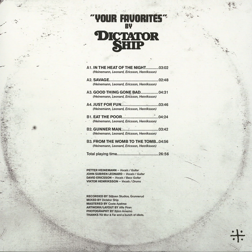 Dictator Ship - Your Favorites
