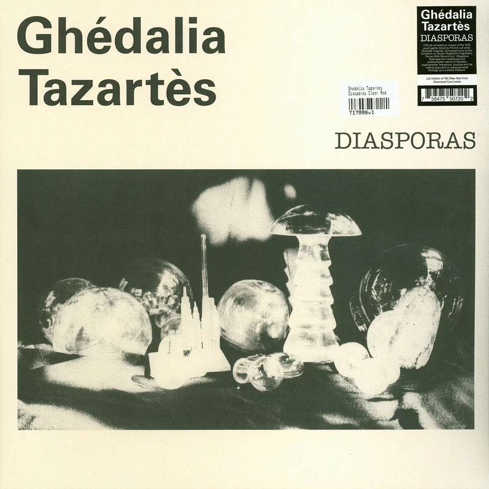 Ghédalia Tazartès - Diasporas Clear Red Vinyl Edition