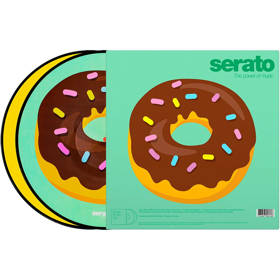 Serato - Emoji "Donut/Heart" 2x12" Picture Control Vinyl