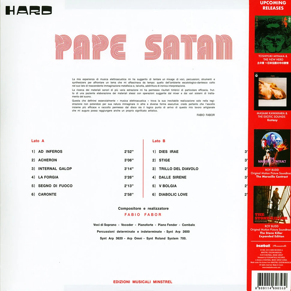 Fabio Fabor - Pape Satan Mixed Colors Vinyl Edition