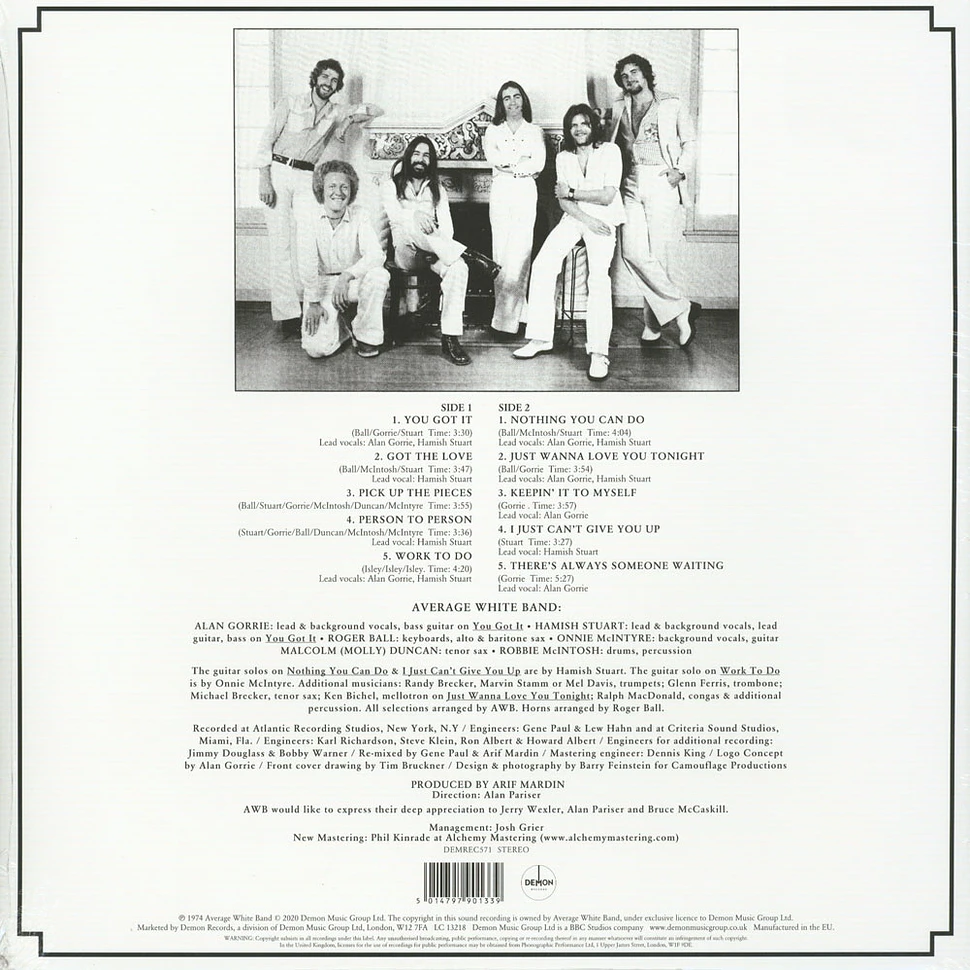 Average White Band - Awb Clear Vinyl Edition
