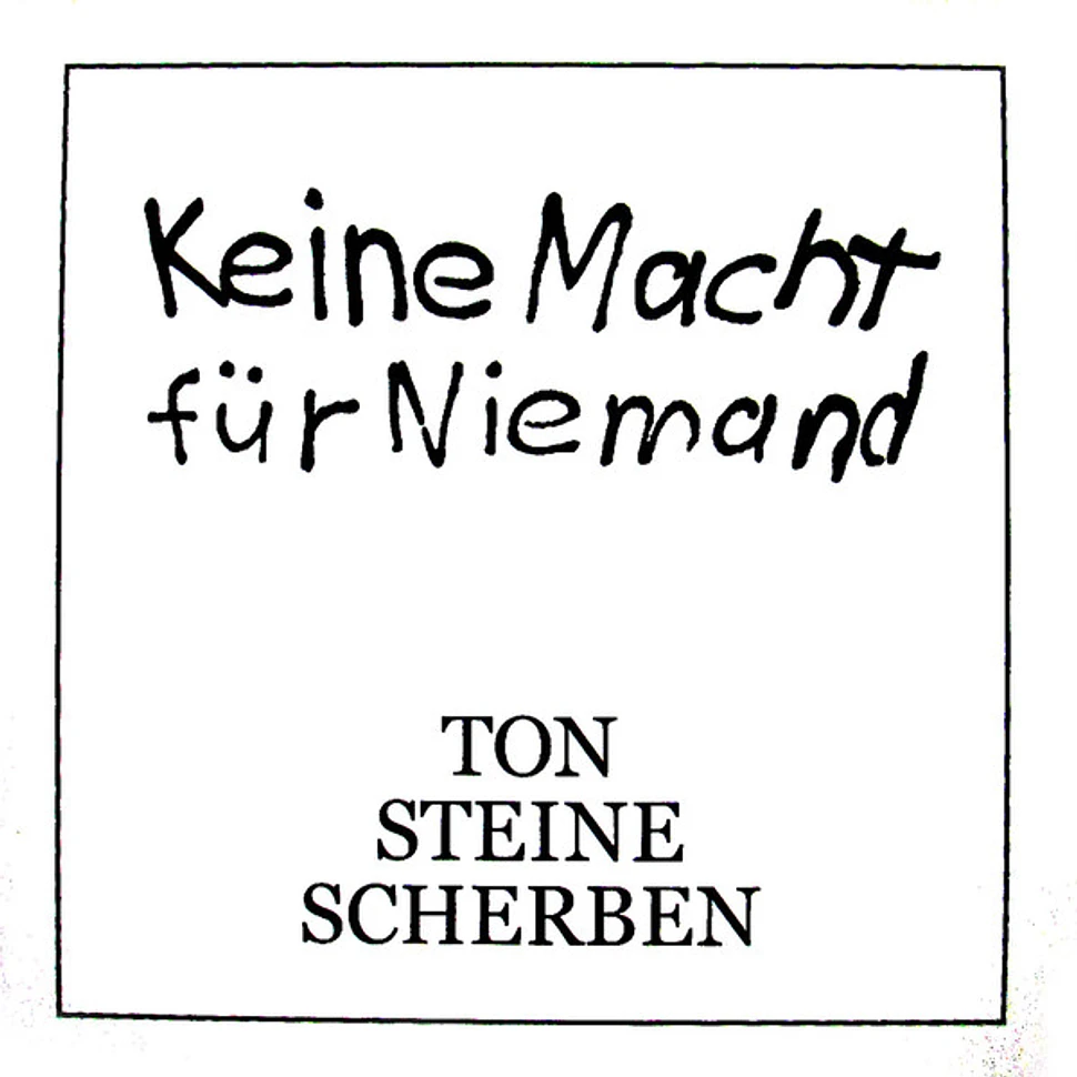 Ton Steine Scherben - Keine Macht Für Niemand