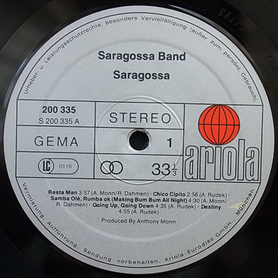 Saragossa Band - Saragossa