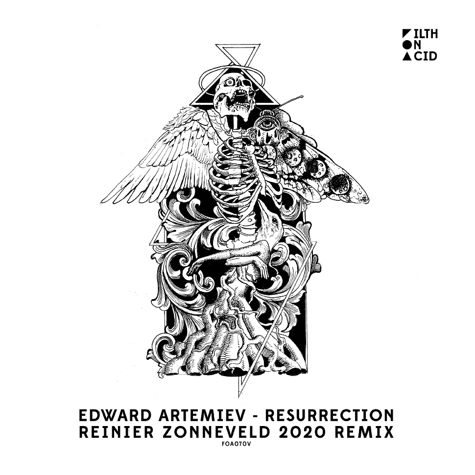 Edward Artemiev - Resurrection Reinier Zonneveld Remix Single Sided Clear White Vinyl Edition