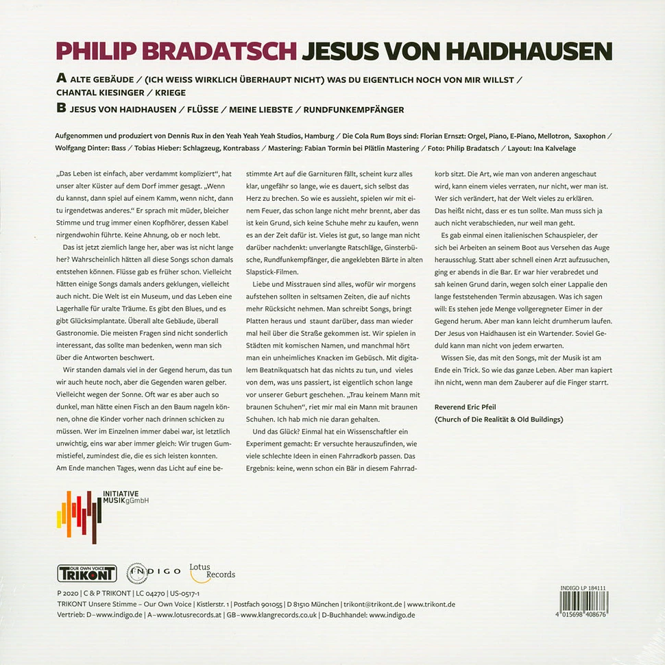 Bradatsch, Philip - Jesus Von Haidhausen