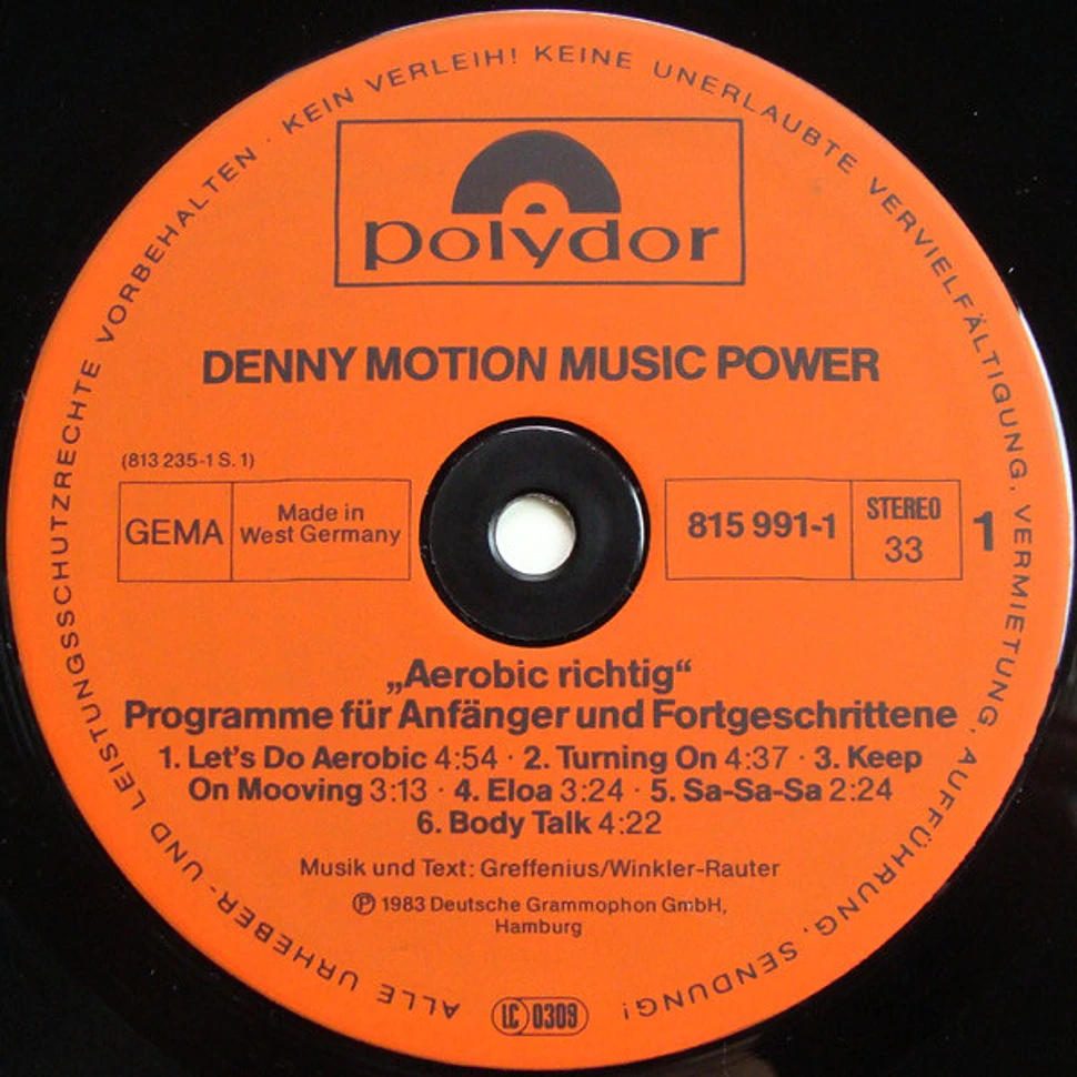 Denny Motion Music Power - Aerobic Richtig