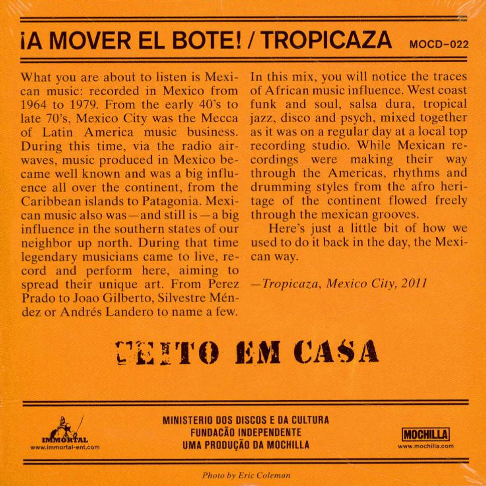 Tropicaza - ¡A Mover El Bote!: Afro Dancing Rhythms From The Americas - Mexican Style