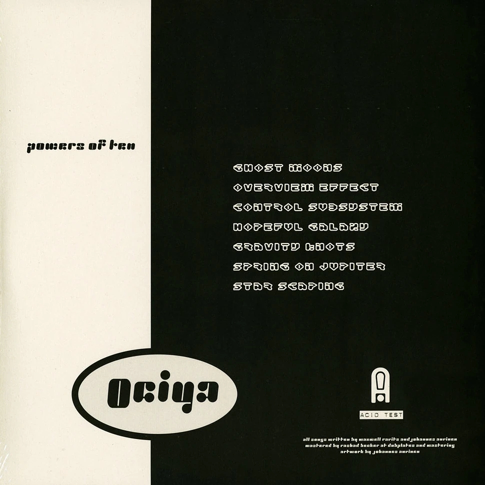 Ociya (Patricia & Tin Man) - Powers Of Ten