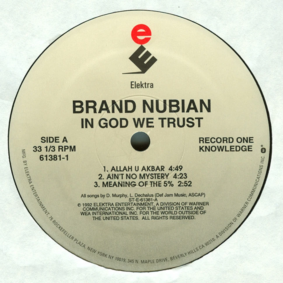 Brand Nubian - In God We Trust