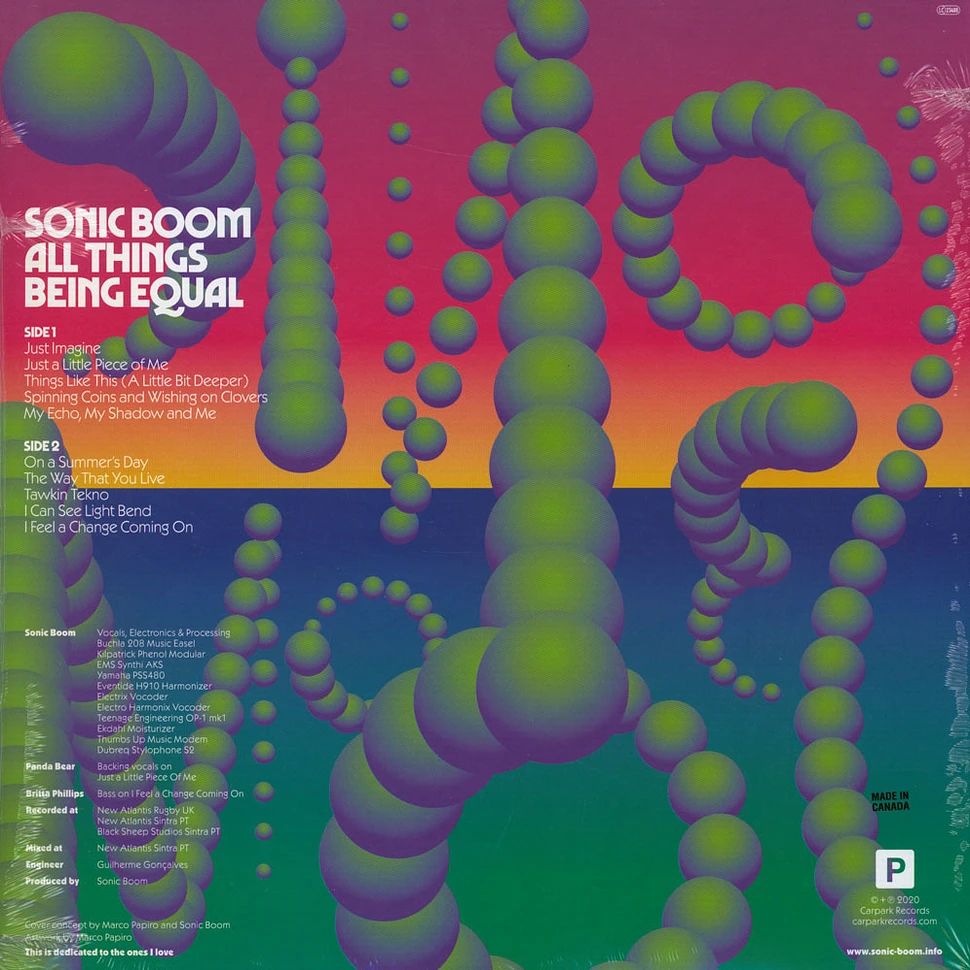 Sonic Boom - All Things Being Equal Black Vinyl Edition