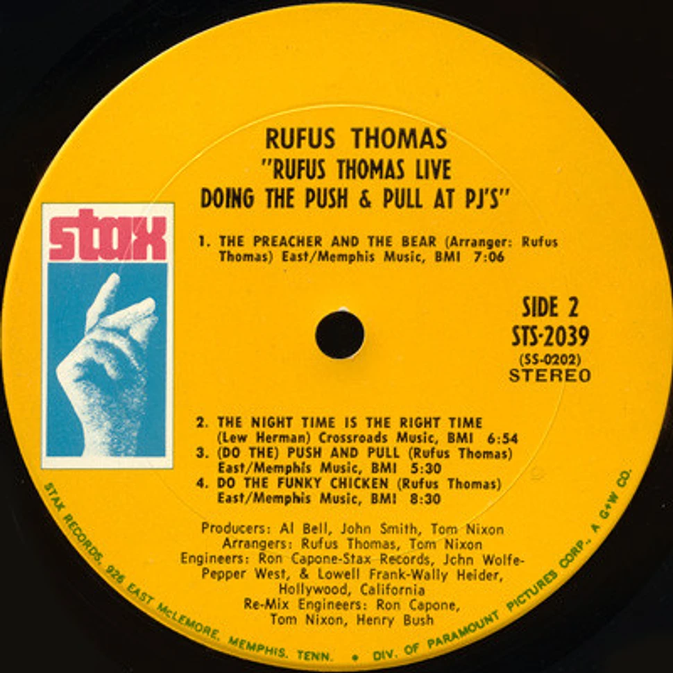 Rufus Thomas - Rufus Thomas Live Doing The Push & Pull At P.J.'s