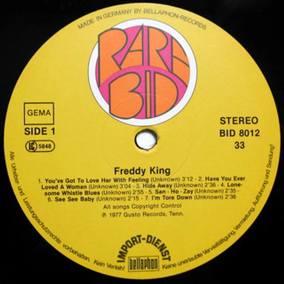 Freddie King - All His Hits