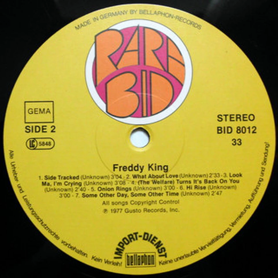 Freddie King - All His Hits