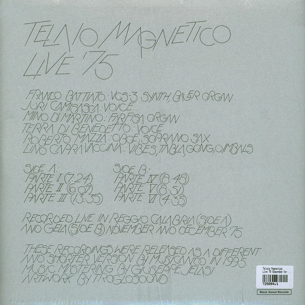Telaio Magnetico - Live 75 Expanded Version Repress Edition