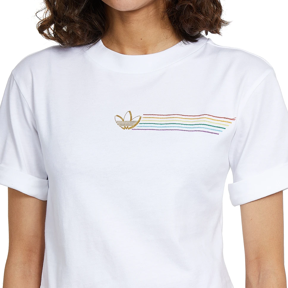 adidas - Pride Linear Crop Tee