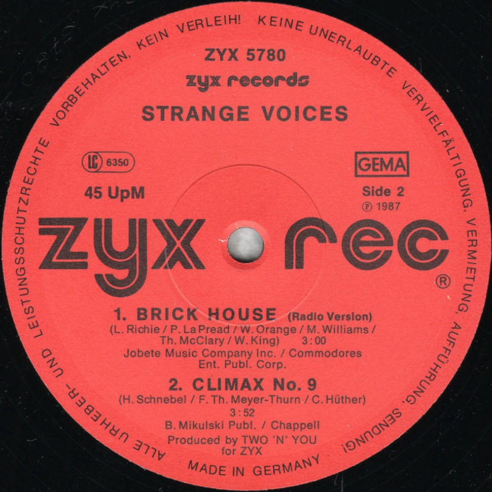 Strange Voices - Brick House