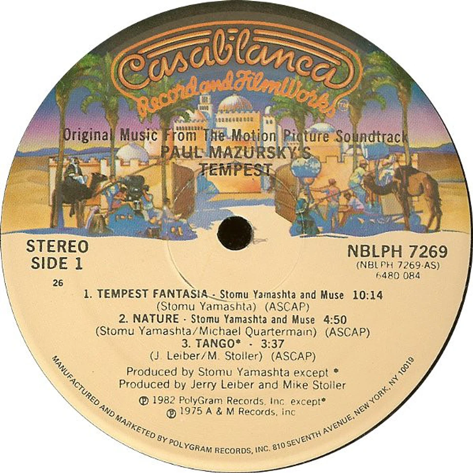 Stomu Yamash'ta - Tempest (Original Music From The Motion Picture Soundtrack)