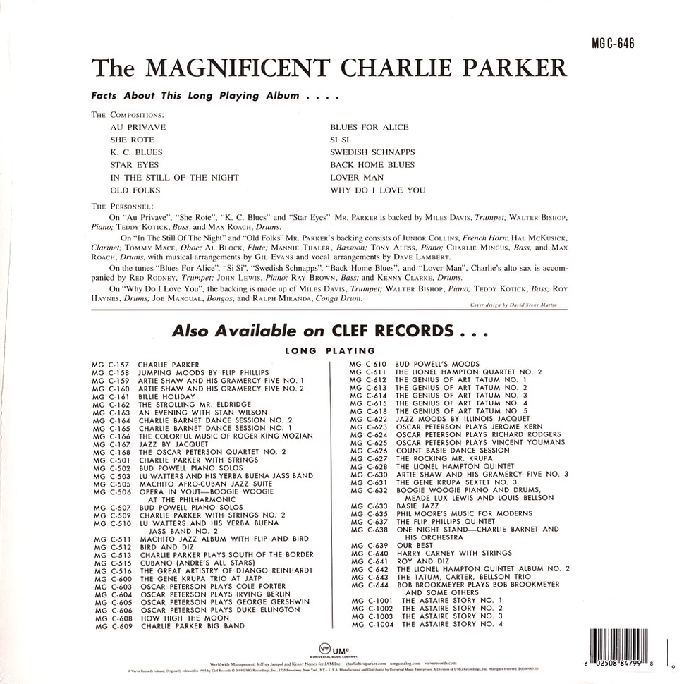 Charlie Parker - Magnificent Charlie Parker