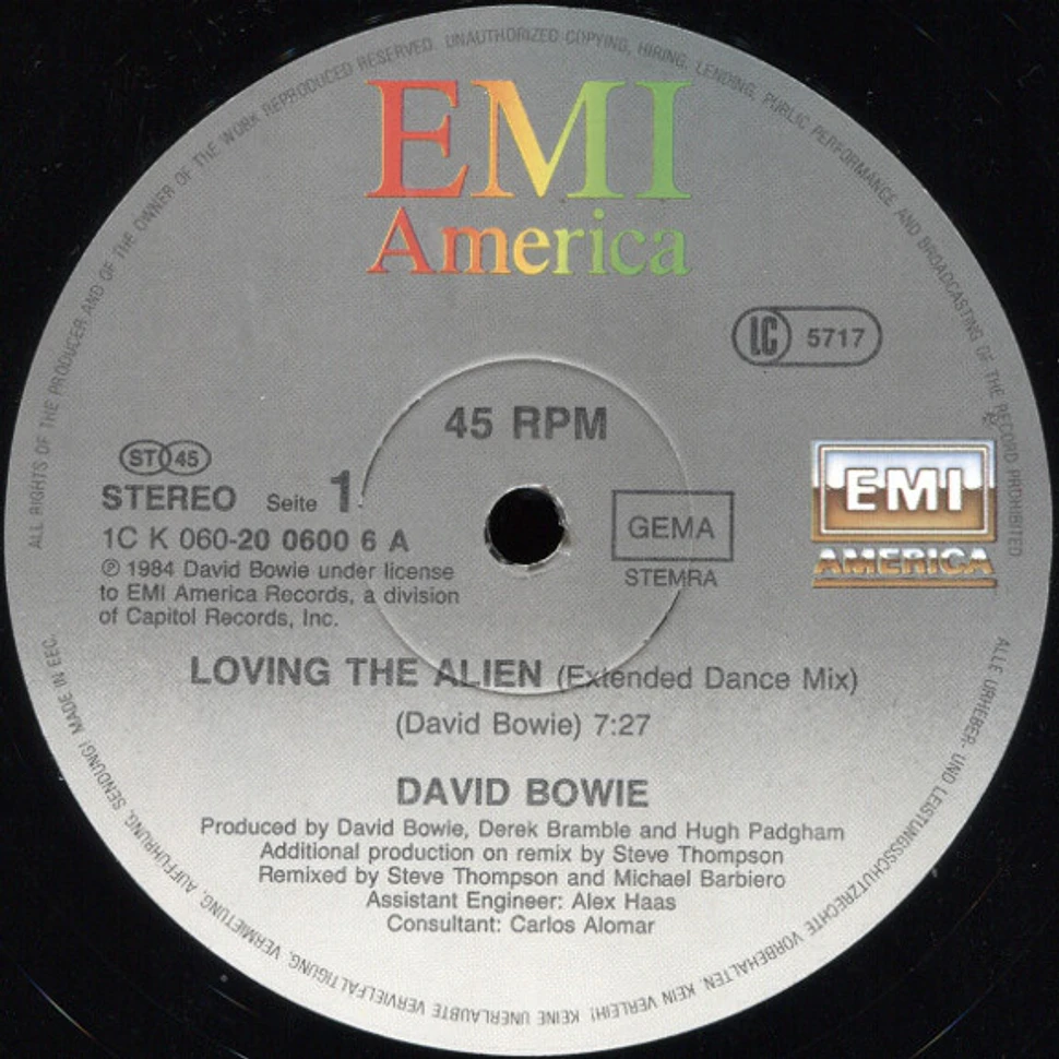 David Bowie - Loving The Alien (Extended Dance Mix)