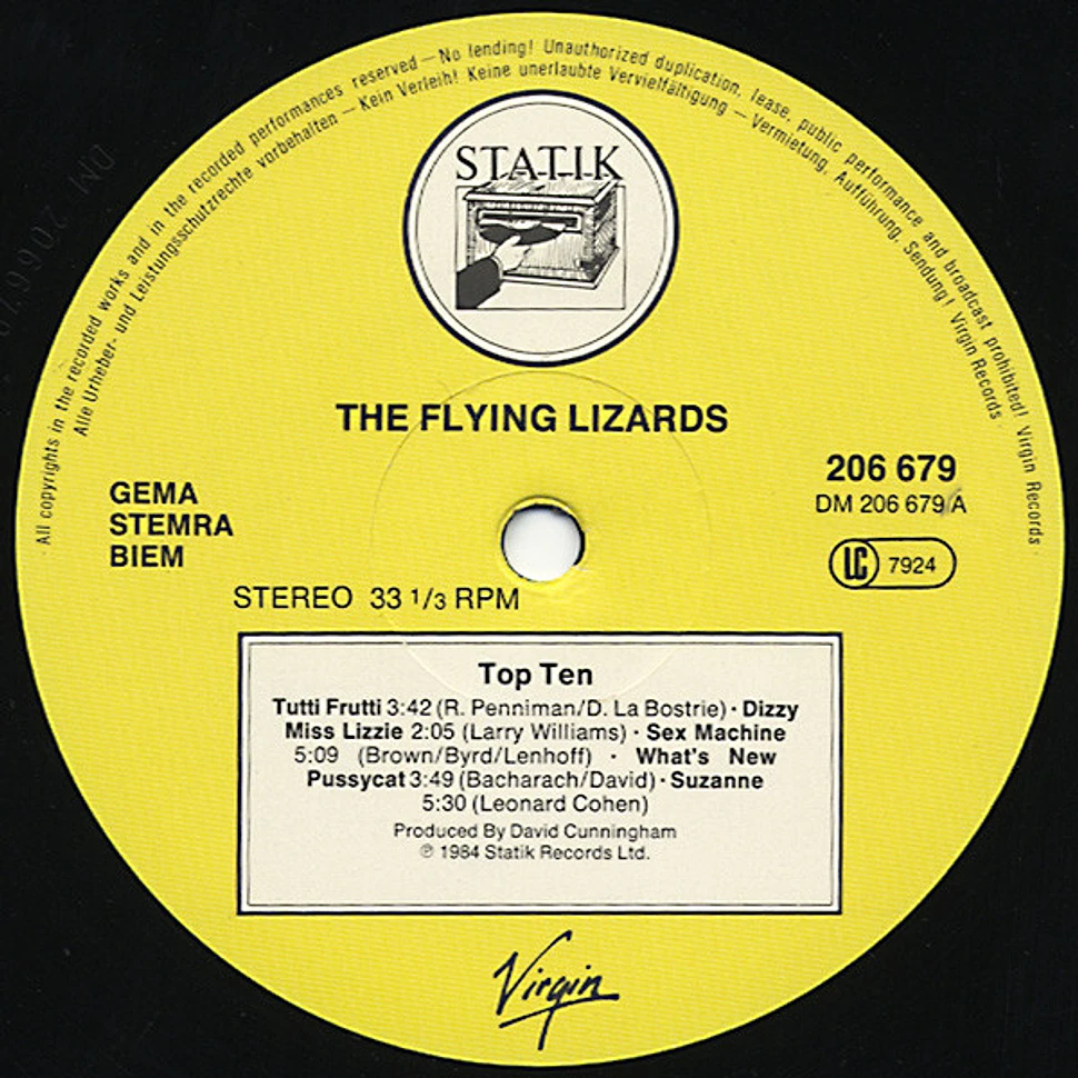 The Flying Lizards - Top Ten