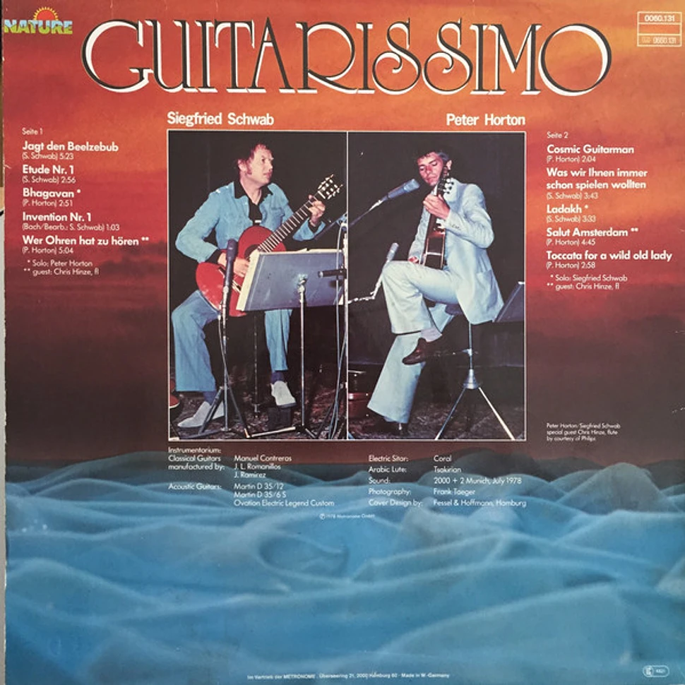 Peter Horton, Siegfried Schwab - Guitarissimo