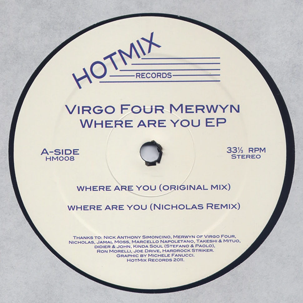 Merwyn Sanders - Where Are You EP
