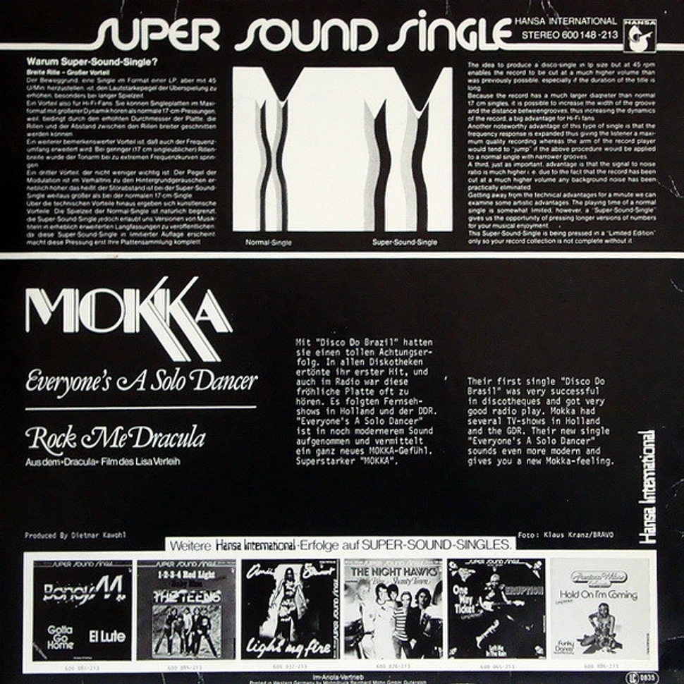 Mokka - Everyone's A Solo Dancer (Long Version) / Rock Me Dracula