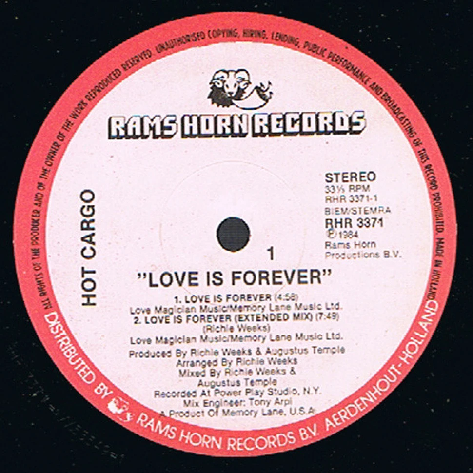 Hot Cargo - Love Is Forever